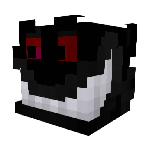 FranticComodore Minecraft avatar head, 3D render