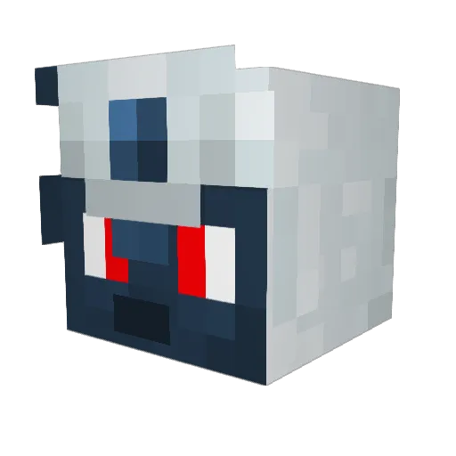 Frantjc Minecraft avatar head, 3D render