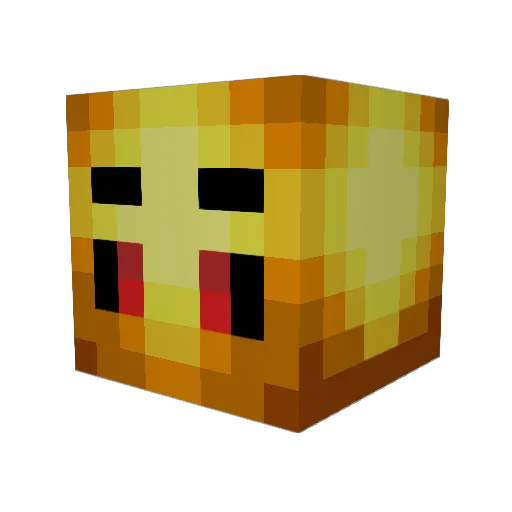 Franums Minecraft avatar head, 3D render