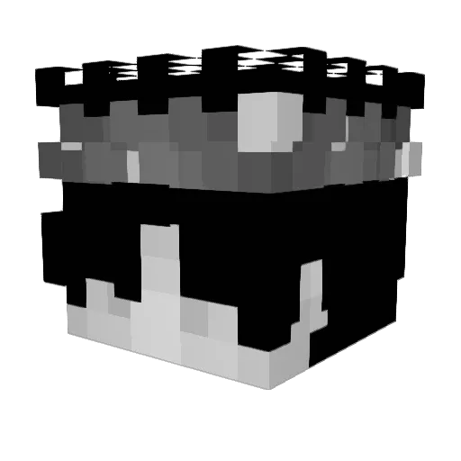 Franz2009 Minecraft avatar head, 3D render