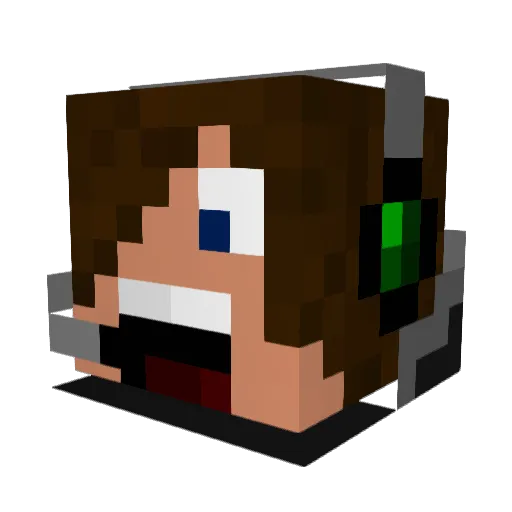 Franz_1997 Minecraft avatar head, 3D render