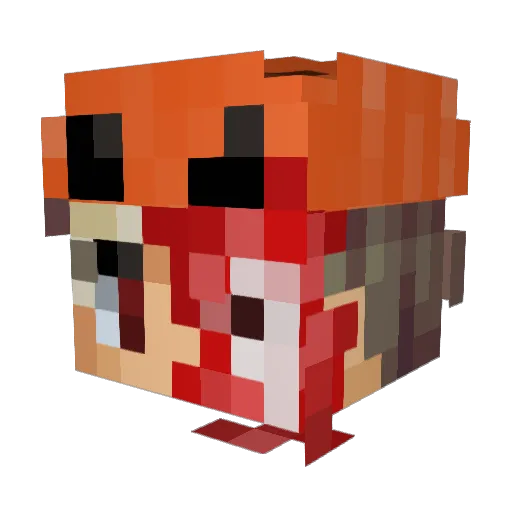 Franz_98 Minecraft avatar head, 3D render
