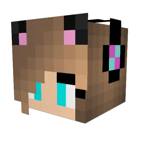 Franzi_Emely Minecraft avatar head, 3D render