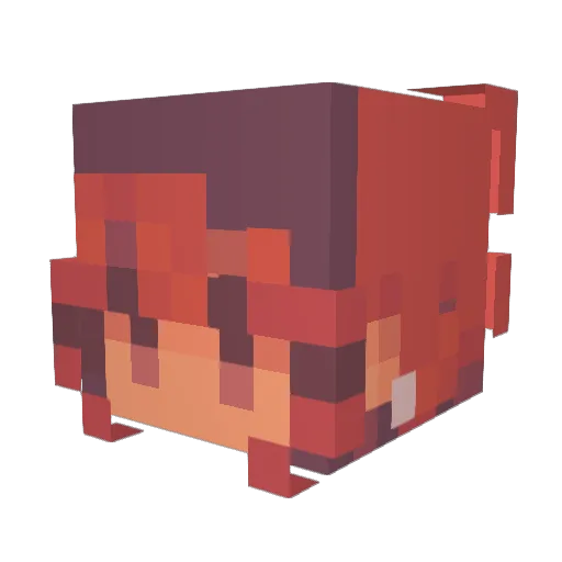 FranzvonKack Minecraft avatar head, 3D render