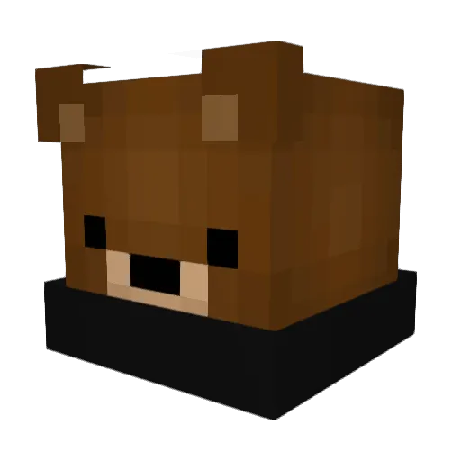 FraqzZ Minecraft avatar head, 3D render