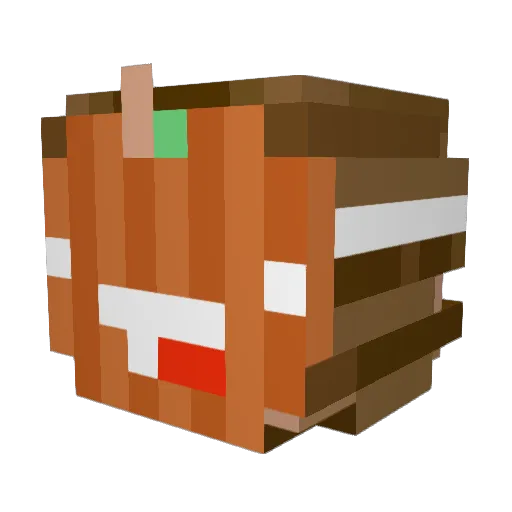 Fraszys_pl Minecraft avatar head, 3D render