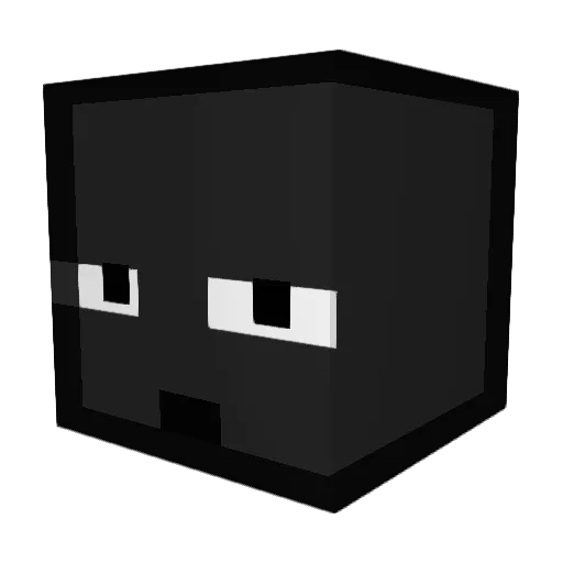 Fraxxxxxxxx Minecraft avatar head, 3D render