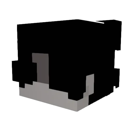 Frayz76 Minecraft avatar head, 3D render