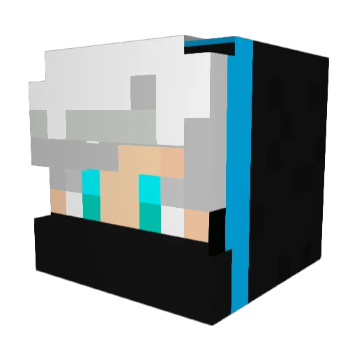 FrayzKill Minecraft avatar head, 3D render