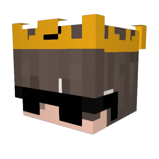 FrazPlayz Minecraft avatar head, 3D render