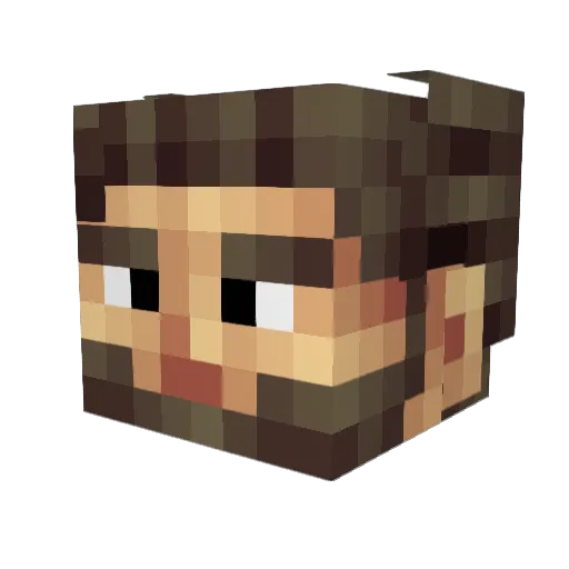 FrazeAAH Minecraft avatar head, 3D render