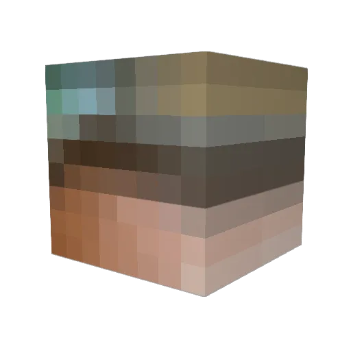 FrazzleMuffin Minecraft avatar head, 3D render