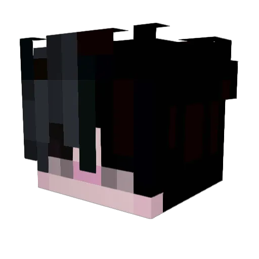 Frcklz Minecraft avatar head, 3D render