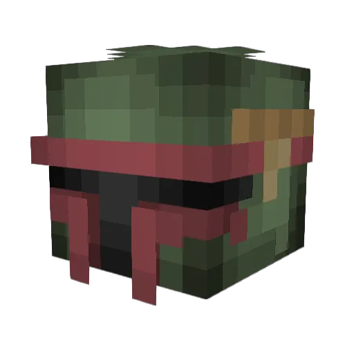 FreakG4meR Minecraft avatar head, 3D render
