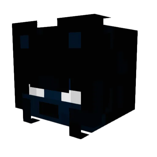 FreakMusician Minecraft avatar head, 3D render
