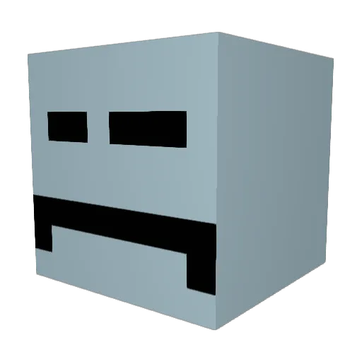 FreakPete Minecraft avatar head, 3D render