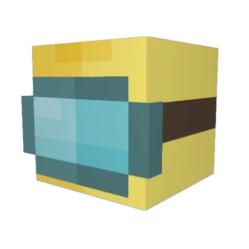 FreakRelease Minecraft avatar head, 3D render