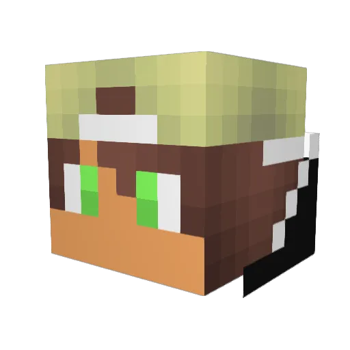 FreakWithoutSoul Minecraft avatar head, 3D render