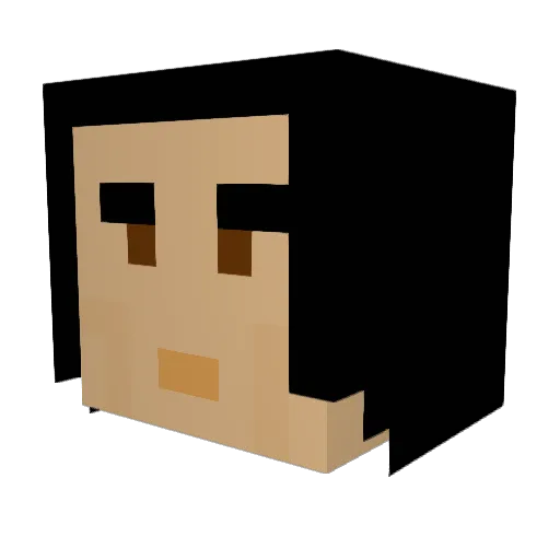 Freakboy9355 Minecraft avatar head, 3D render