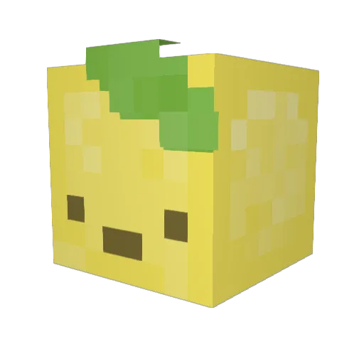 Freake8 Minecraft avatar head, 3D render