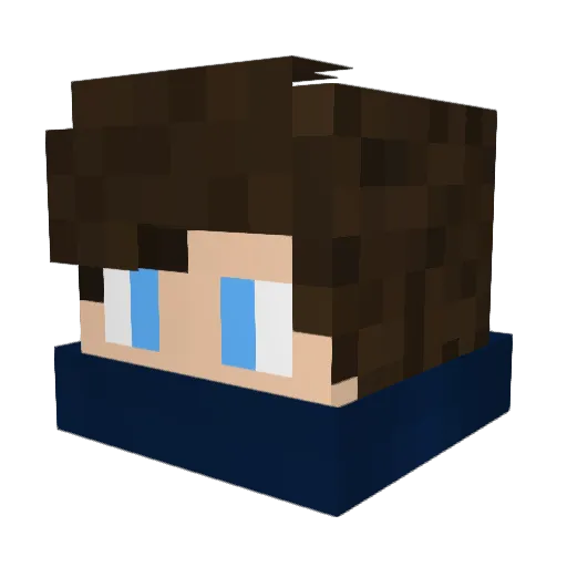 FreakgamerZ Minecraft avatar head, 3D render