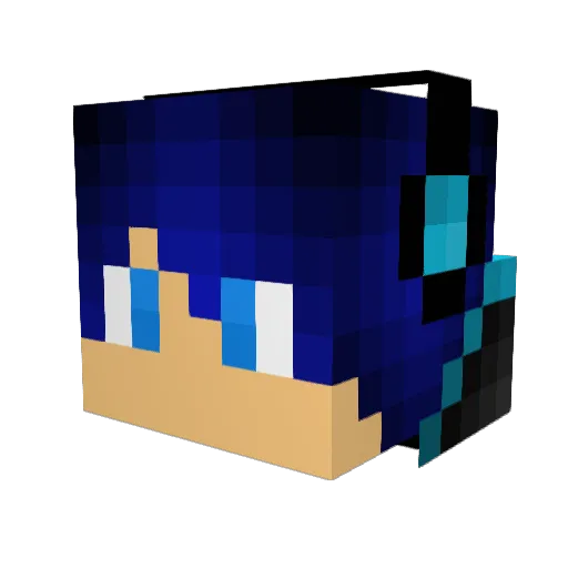 Freakshow639 Minecraft avatar head, 3D render
