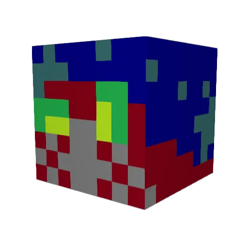 FreakyGirl83 Minecraft avatar head, 3D render