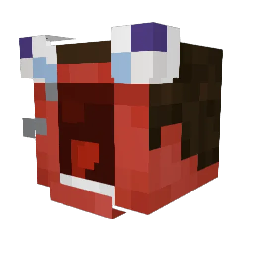 FreakyLemonRun Minecraft avatar head, 3D render