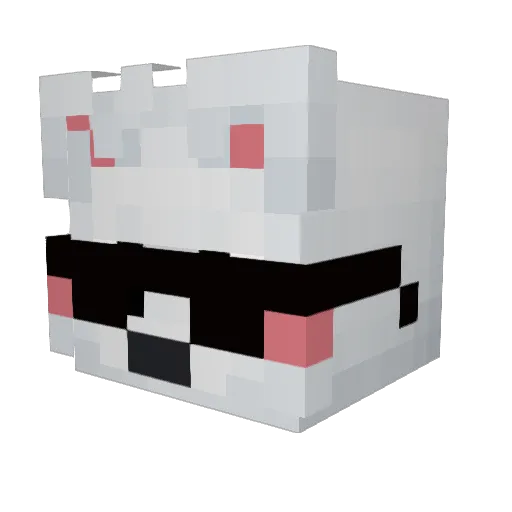 FreakyLikePDiddy Minecraft avatar head, 3D render