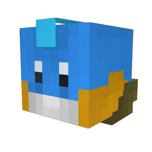 FreakyShiecky4 Minecraft avatar head, 3D render