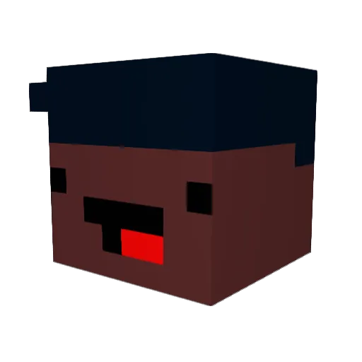 Freaky_Ali3n Minecraft avatar head, 3D render