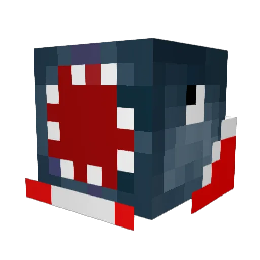 Freakyface8 Minecraft avatar head, 3D render