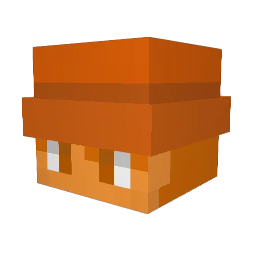 FreakymanMC Minecraft avatar head, 3D render