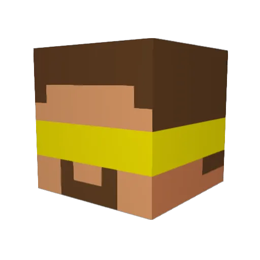 FreckledBugle47 Minecraft avatar head, 3D render