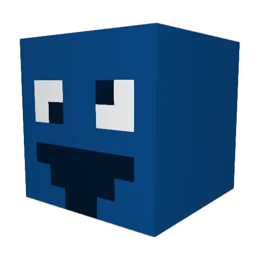 Frecklednick Minecraft avatar head, 3D render