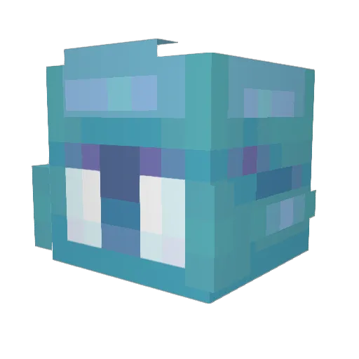 Freckles1012 Minecraft avatar head, 3D render
