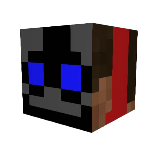 Freckles1331 Minecraft avatar head, 3D render
