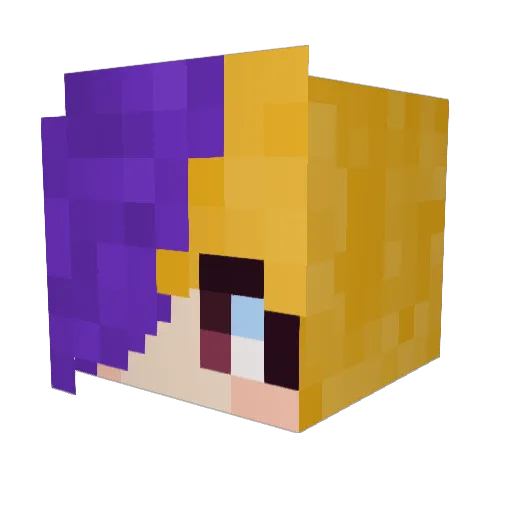 Fred247_ Minecraft avatar head, 3D render