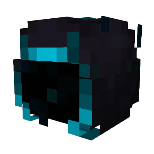 FredFer Minecraft avatar head, 3D render