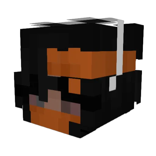 FredHoyle Minecraft avatar head, 3D render
