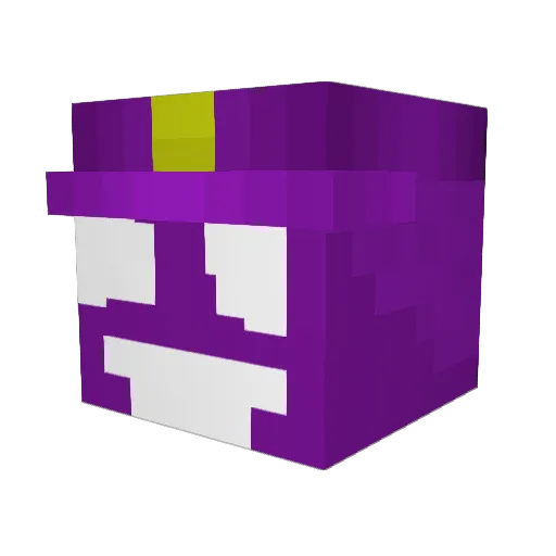 FredJohn50 Minecraft avatar head, 3D render