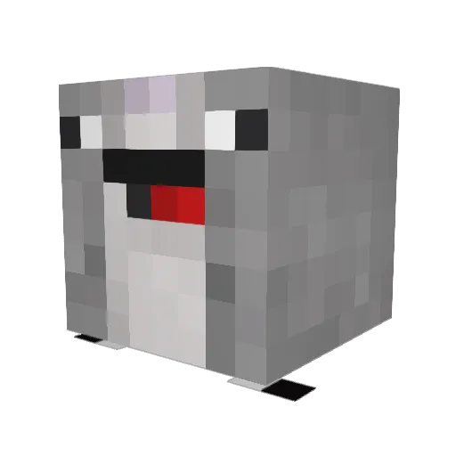 FredLaDebrouille Minecraft avatar head, 3D render