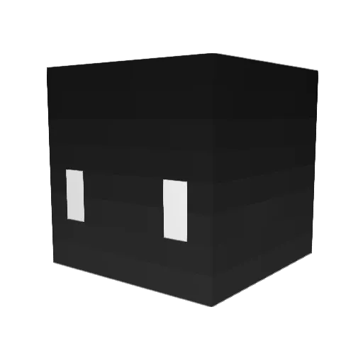 FredNest Minecraft avatar head, 3D render