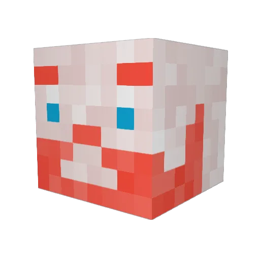 Fred_74835 Minecraft avatar head, 3D render