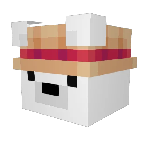 FredbearSavageMC Minecraft avatar head, 3D render