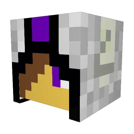 Freddy1035 Minecraft avatar head, 3D render