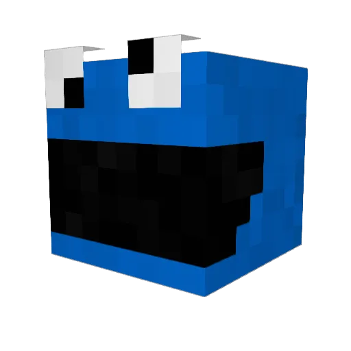 Freddy353 Minecraft avatar head, 3D render