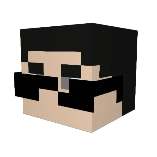 FreddyBearGamer Minecraft avatar head, 3D render