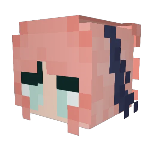 FreddyFinger69 Minecraft avatar head, 3D render