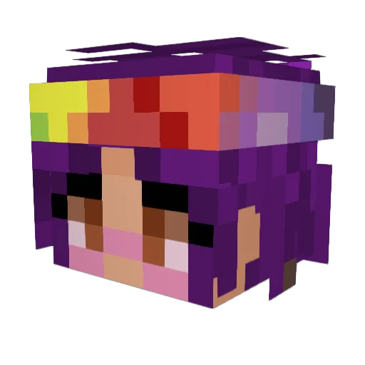 FreddyMarzetti Minecraft avatar head, 3D render